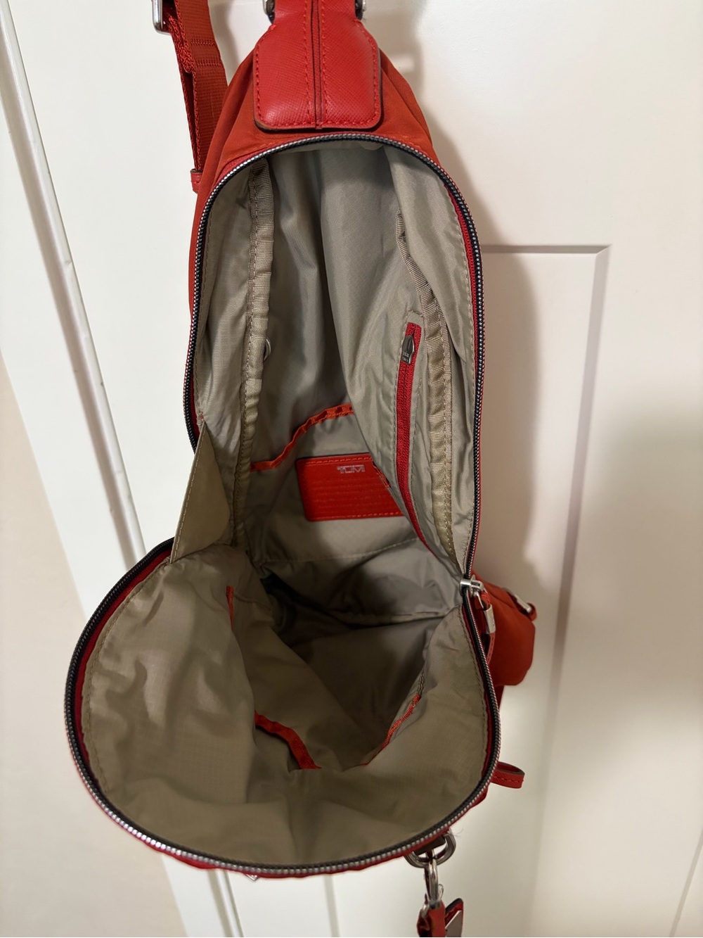 TUMI Voyageur Brive Sling Backpack in Red - Picture 8 of 10